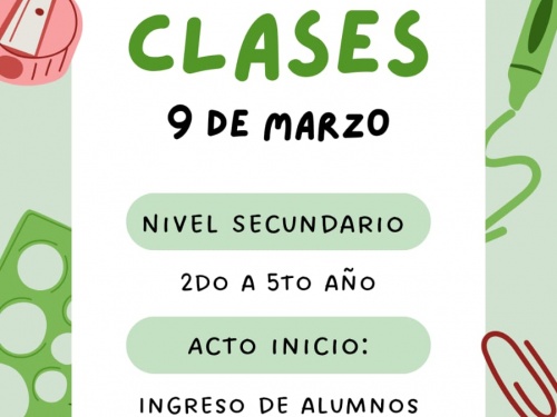 &iexcl;Se acerca el comienzo de clases!