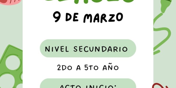 &iexcl;Se acerca el comienzo de clases!