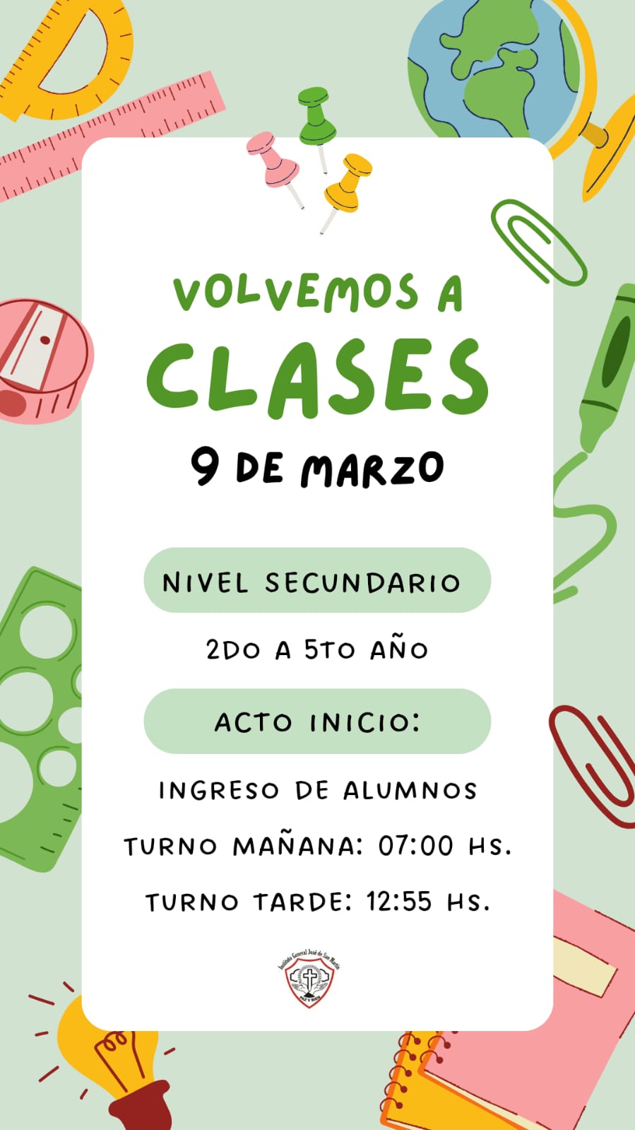 &iexcl;Se acerca el comienzo de clases!